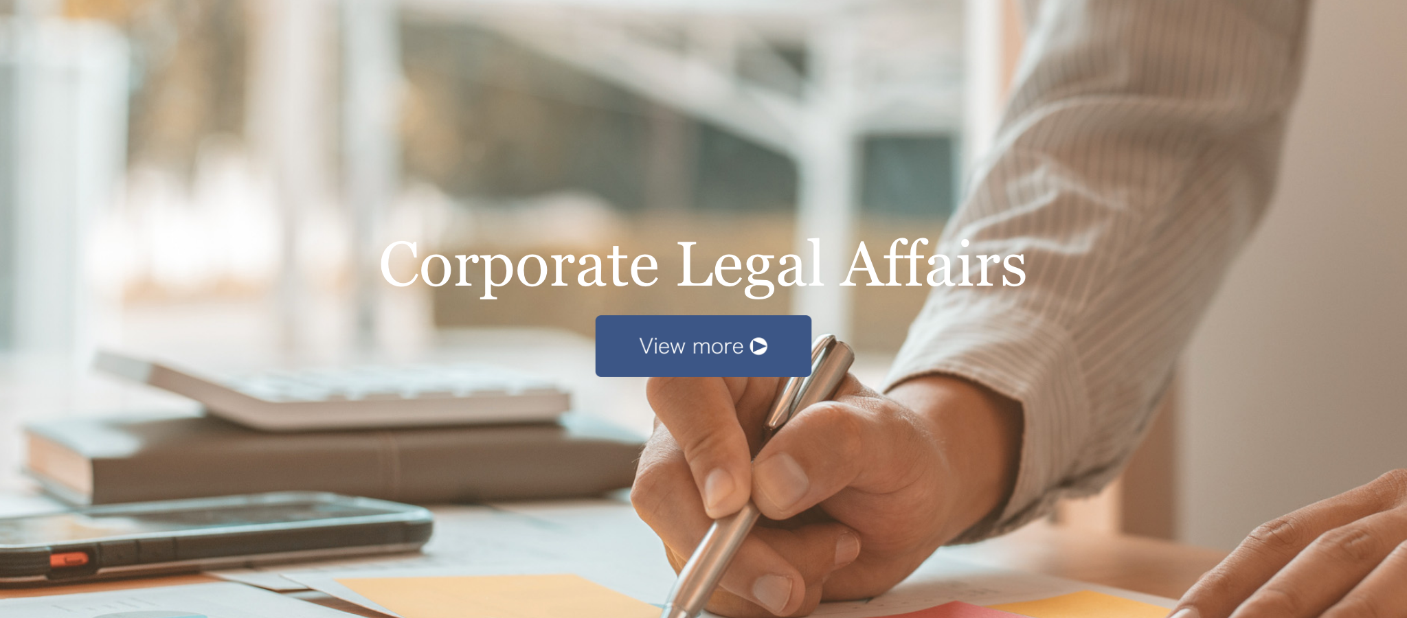 Coporate Legal Banner