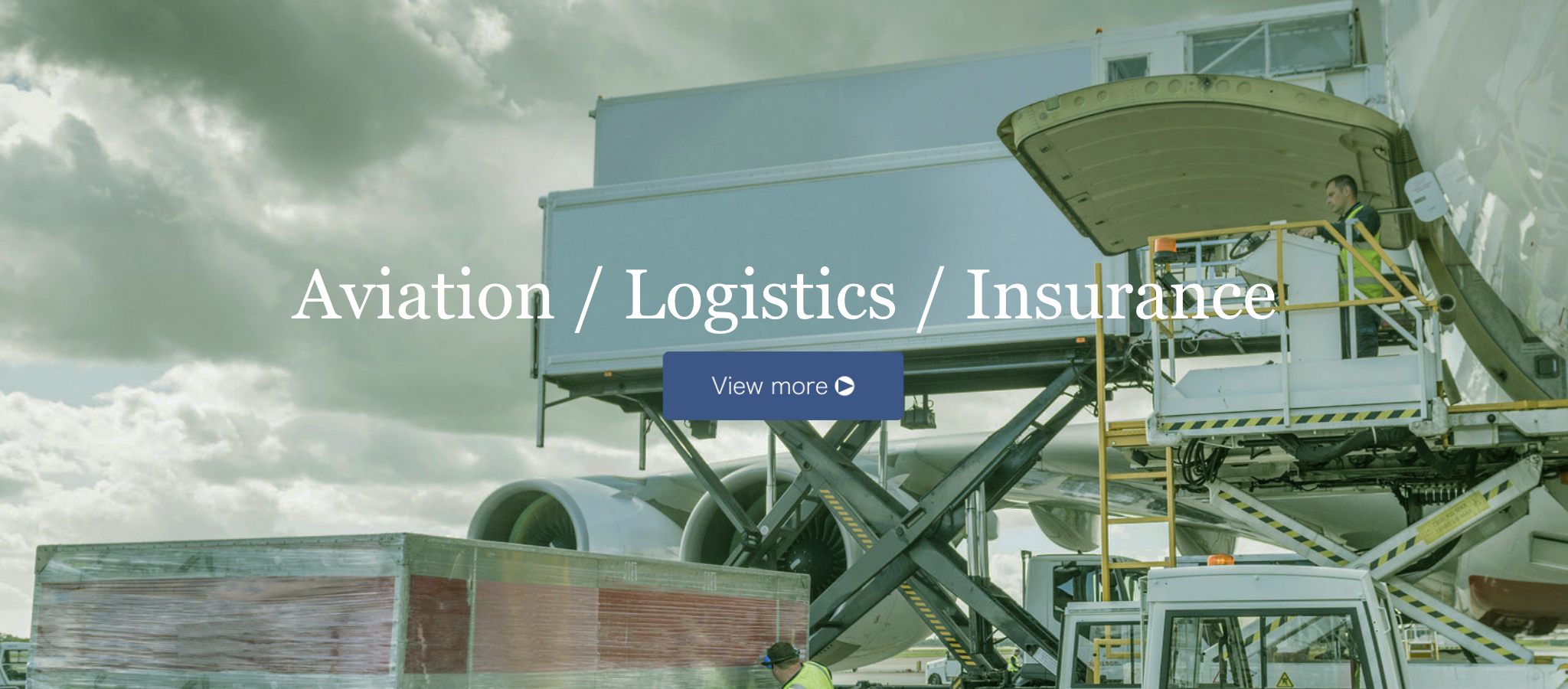 Aviation, Logostics, Insurance Banner